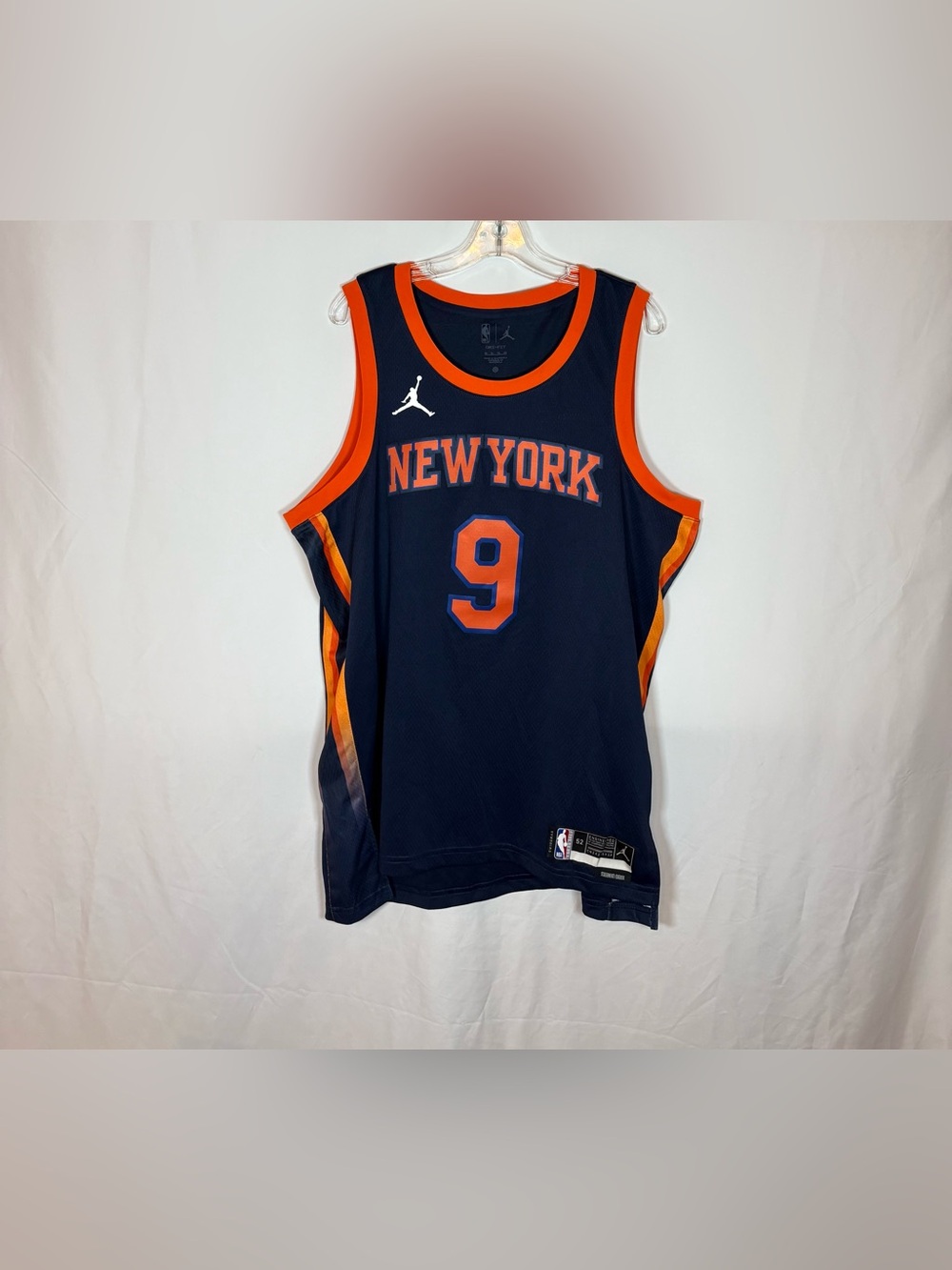 Nike New York Knicks #9 Barrett Swingman Statement Basketball Jersey 52 XL